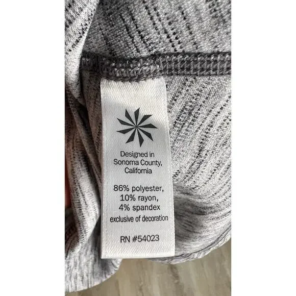 Athleta Womens Heathered Gray En Route Dress Fit And Flare Size Small - Picture 9 of 11